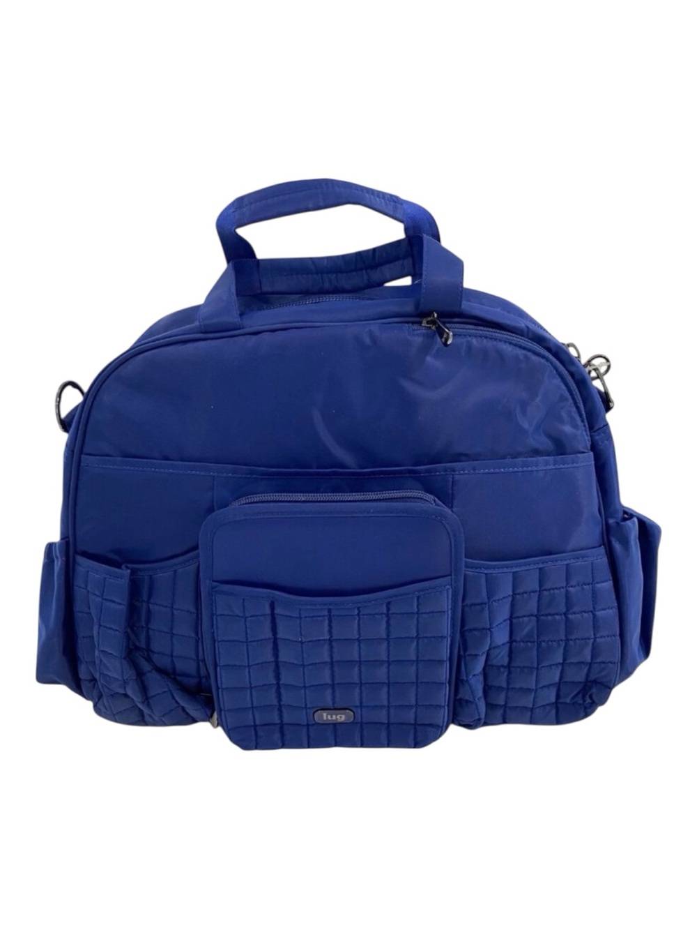 Lug Tuk Tuk NWT Blue Carryall Travel Tote Diaper Bag Stroller Straps Organizer